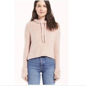 🎀 Z SUPPLY Kacie Feather Sweater in Light Pink